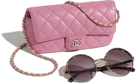 chanel sunglasses bag on chain|Handbags & Bags .